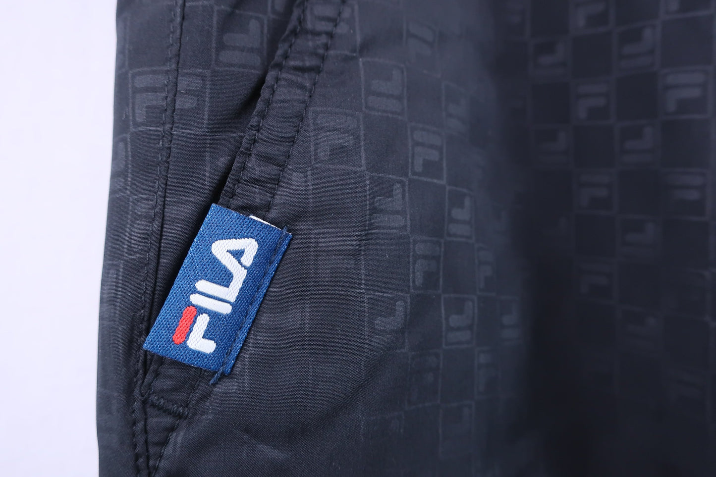 FILA GOLF(フィラゴルフ) ナイロンパンツ 黒 メンズ L N-4
