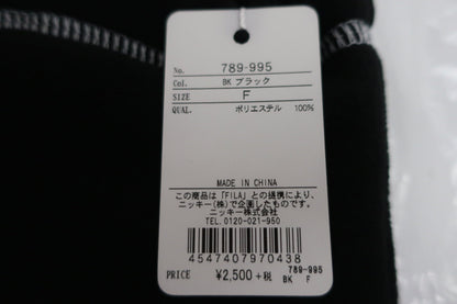 FILA GOLF(フィラゴルフ) ネックウォーマー 黒 メンズ フリーサイズ N-4