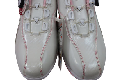 GRAND ZERO ダイヤル式ゴルフシューズ 白ピンク レディース 23.5cm GZS-017L N-7