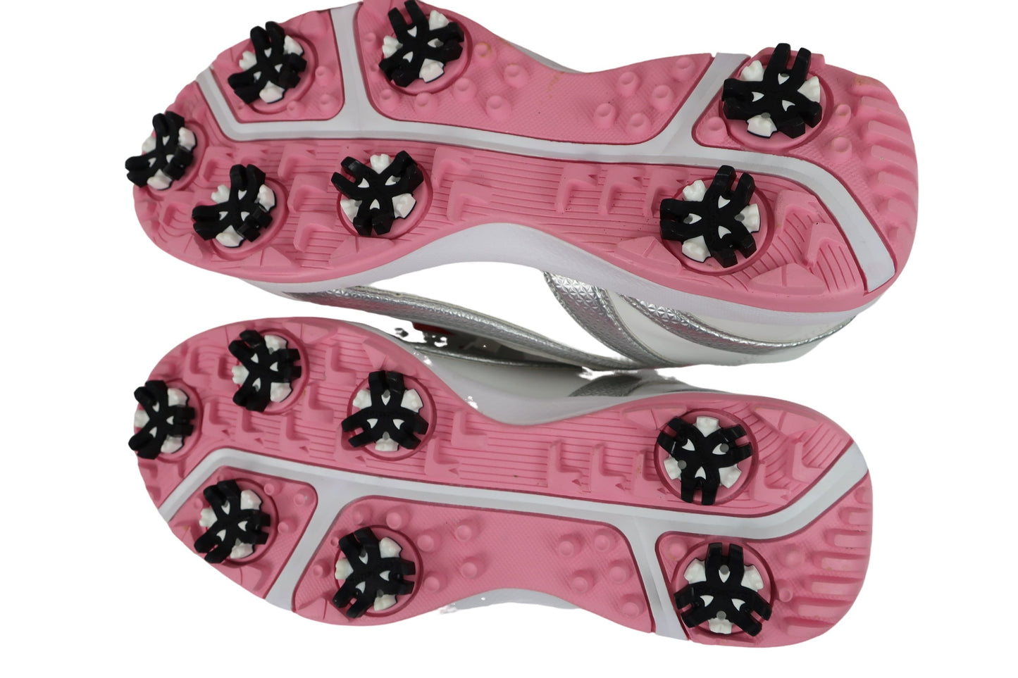 GRAND ZERO ダイヤル式ゴルフシューズ 白ピンク レディース 23.5cm GZS-017L N-10