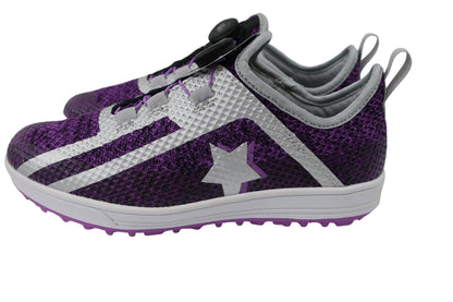 LYNX(リンクス) ダイヤル式スパイクレスゴルフシューズ 紫 レディース 24.0cm SK-54L N-2