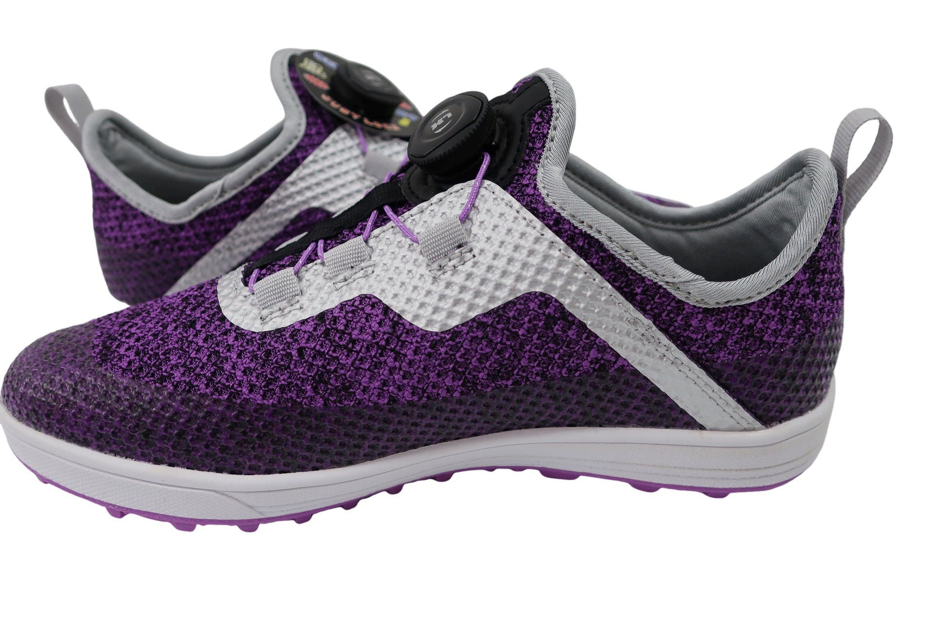 LYNX(リンクス) ダイヤル式スパイクレスゴルフシューズ 紫 レディース 24.0cm SK-54L N-5