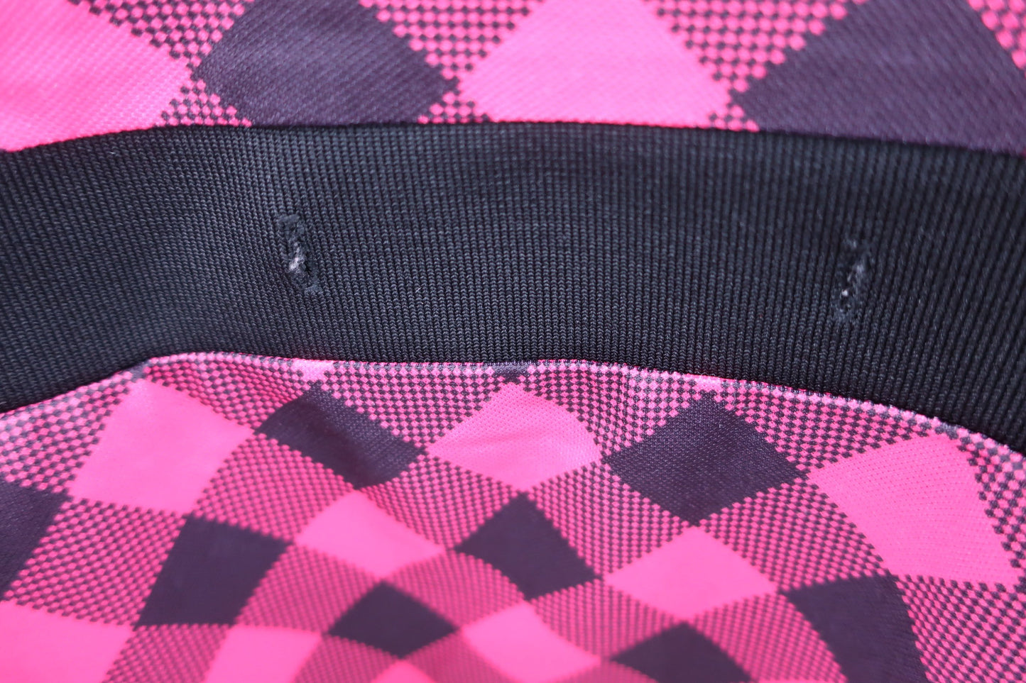 FILA GOLF(フィラゴルフ) ワンピース(インナーパンツ付き) ピンク黒チェック レディース L A-5