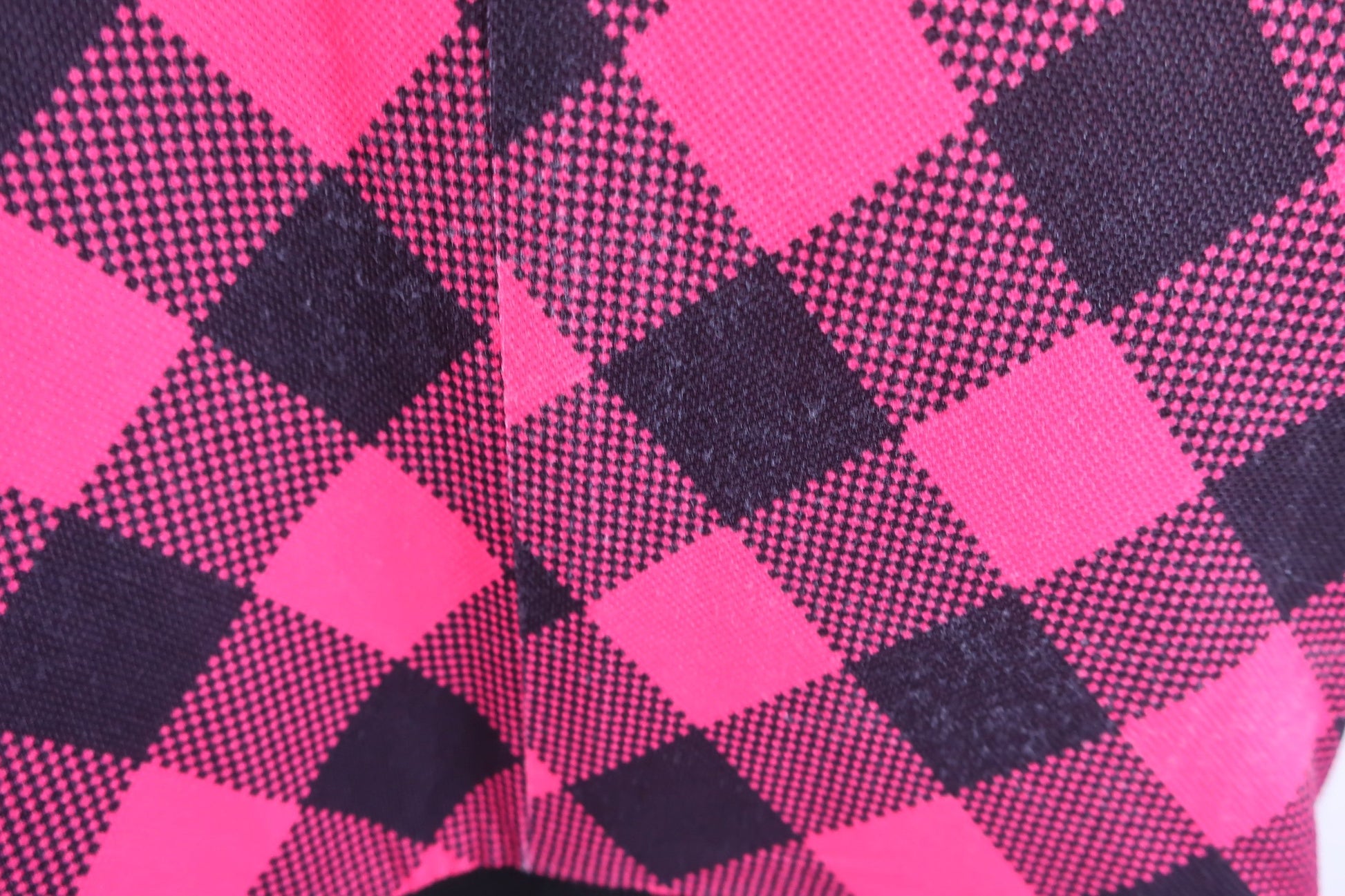 FILA GOLF(フィラゴルフ) ワンピース(インナーパンツ付き) ピンク黒チェック レディース L A-7