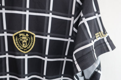 FILA GOLF(フィラゴルフ) ワンピース 黒チェック レディース LL A-2