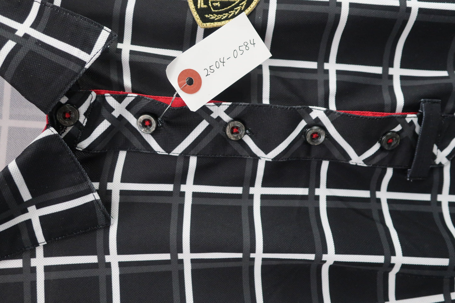 FILA GOLF(フィラゴルフ) ワンピース 黒チェック レディース LL A-3