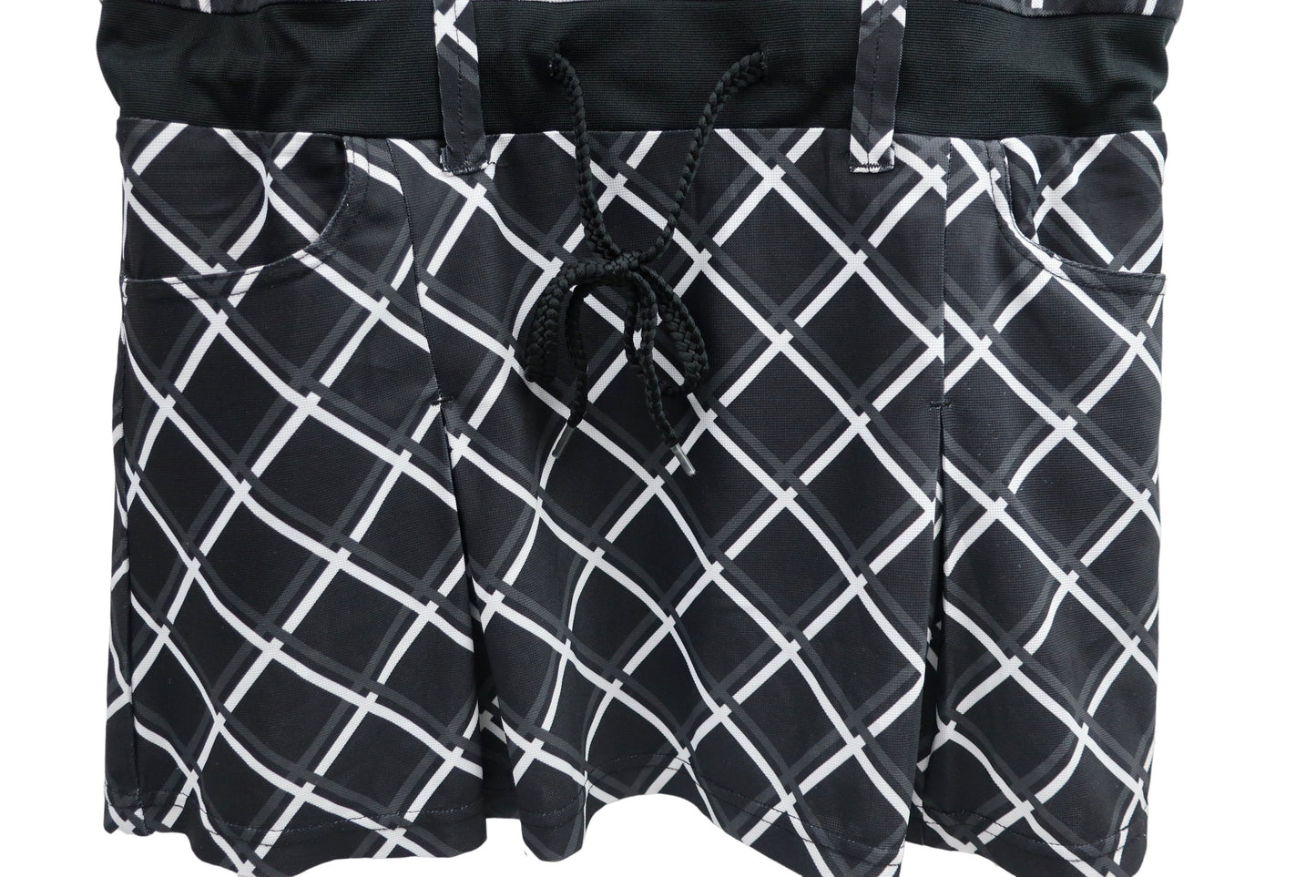 FILA GOLF(フィラゴルフ) ワンピース 黒チェック レディース LL A-4