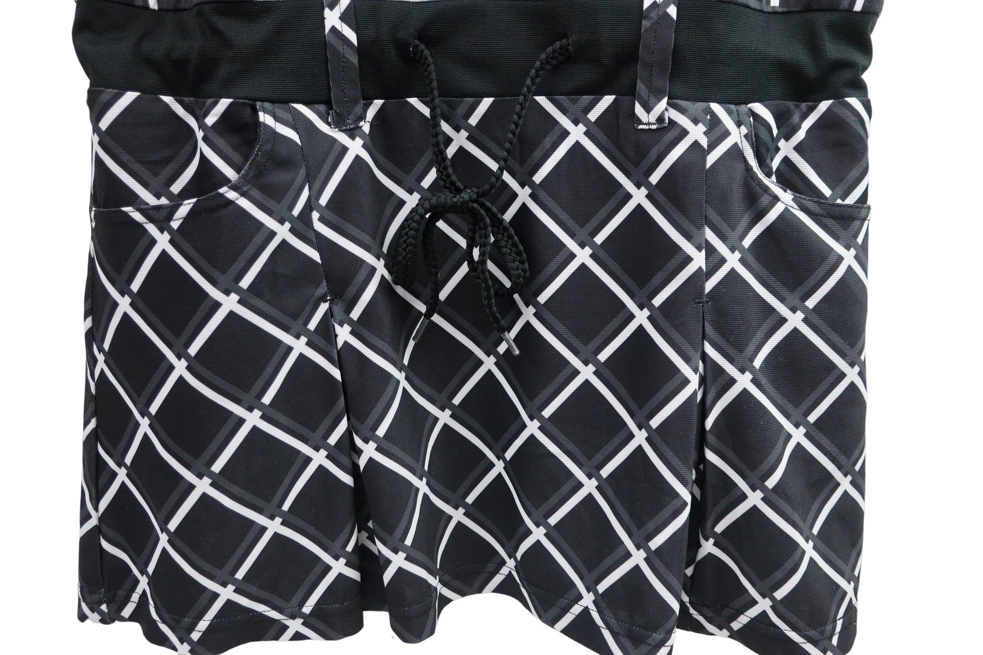 FILA GOLF(フィラゴルフ) ワンピース 黒チェック レディース LL A-4