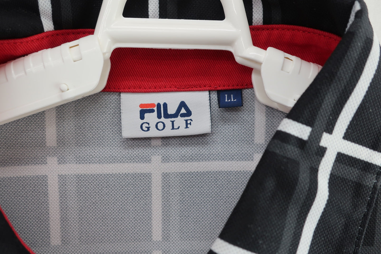 FILA GOLF(フィラゴルフ) ワンピース 黒チェック レディース LL A-5