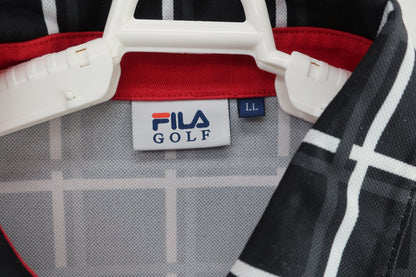 FILA GOLF(フィラゴルフ) ワンピース 黒チェック レディース LL A-5