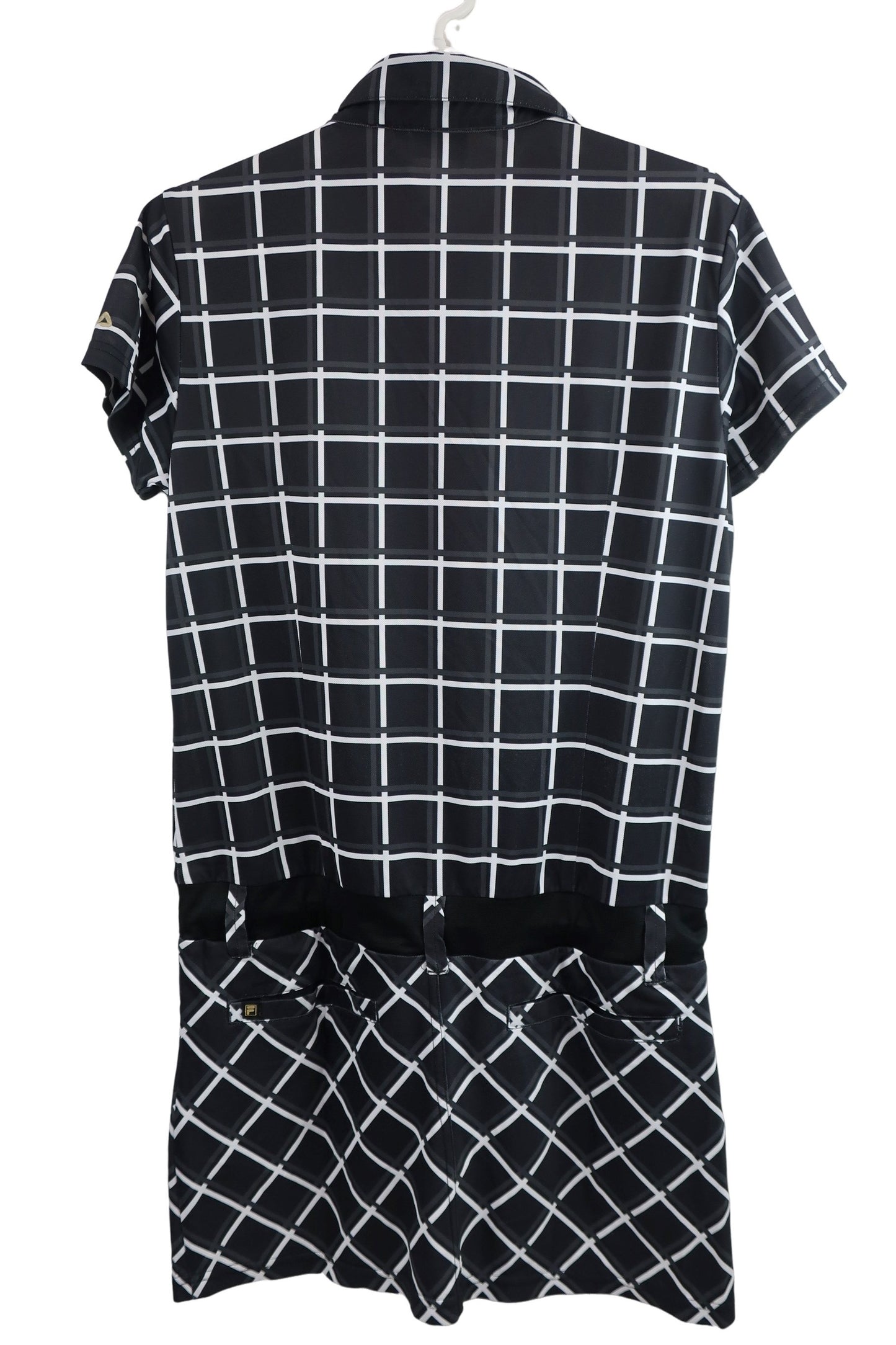 FILA GOLF(フィラゴルフ) ワンピース 黒チェック レディース LL A-6