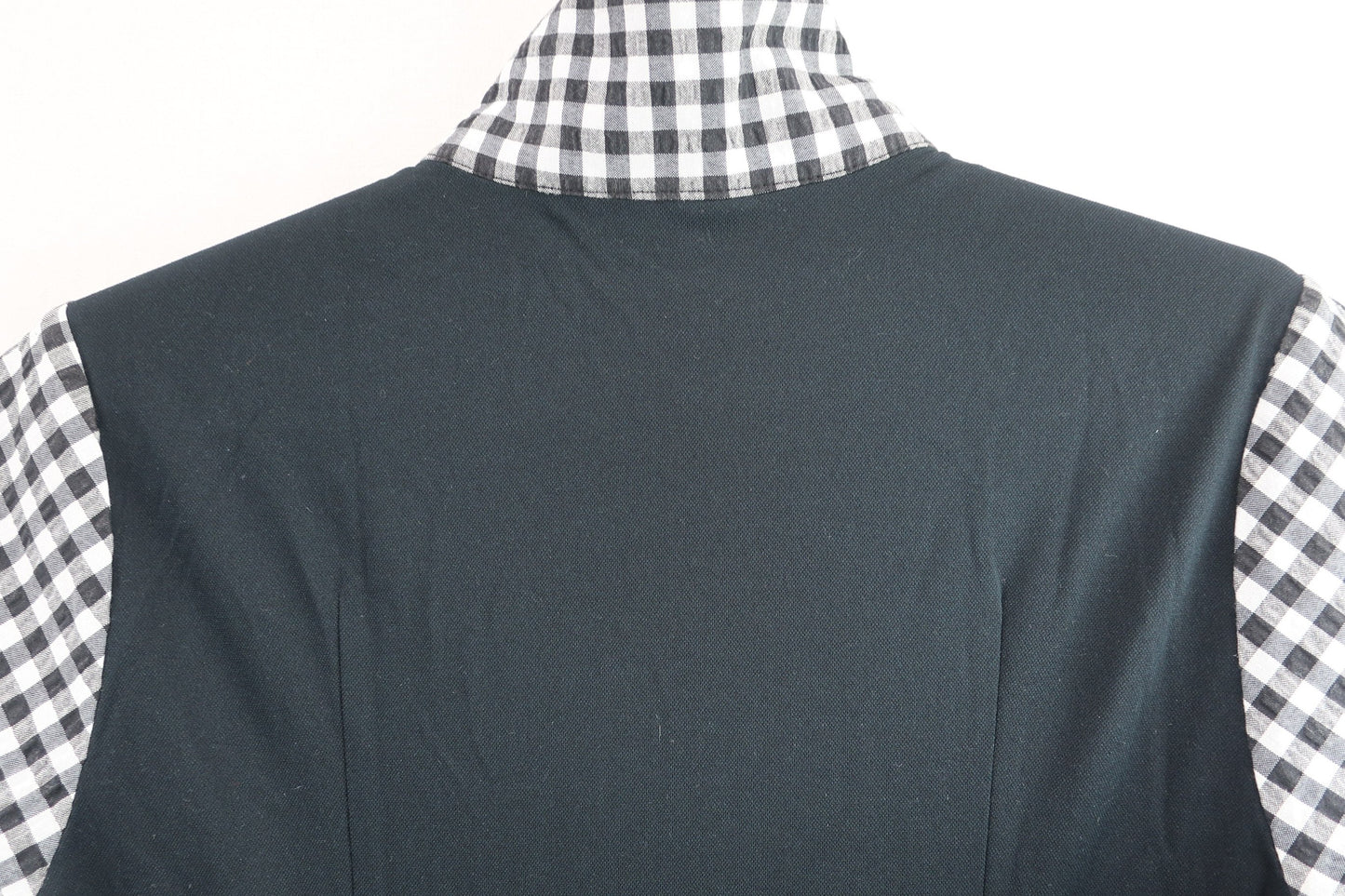 FILA GOLF(フィラゴルフ) ジップワンピース 白黒チェック レディース L A-8