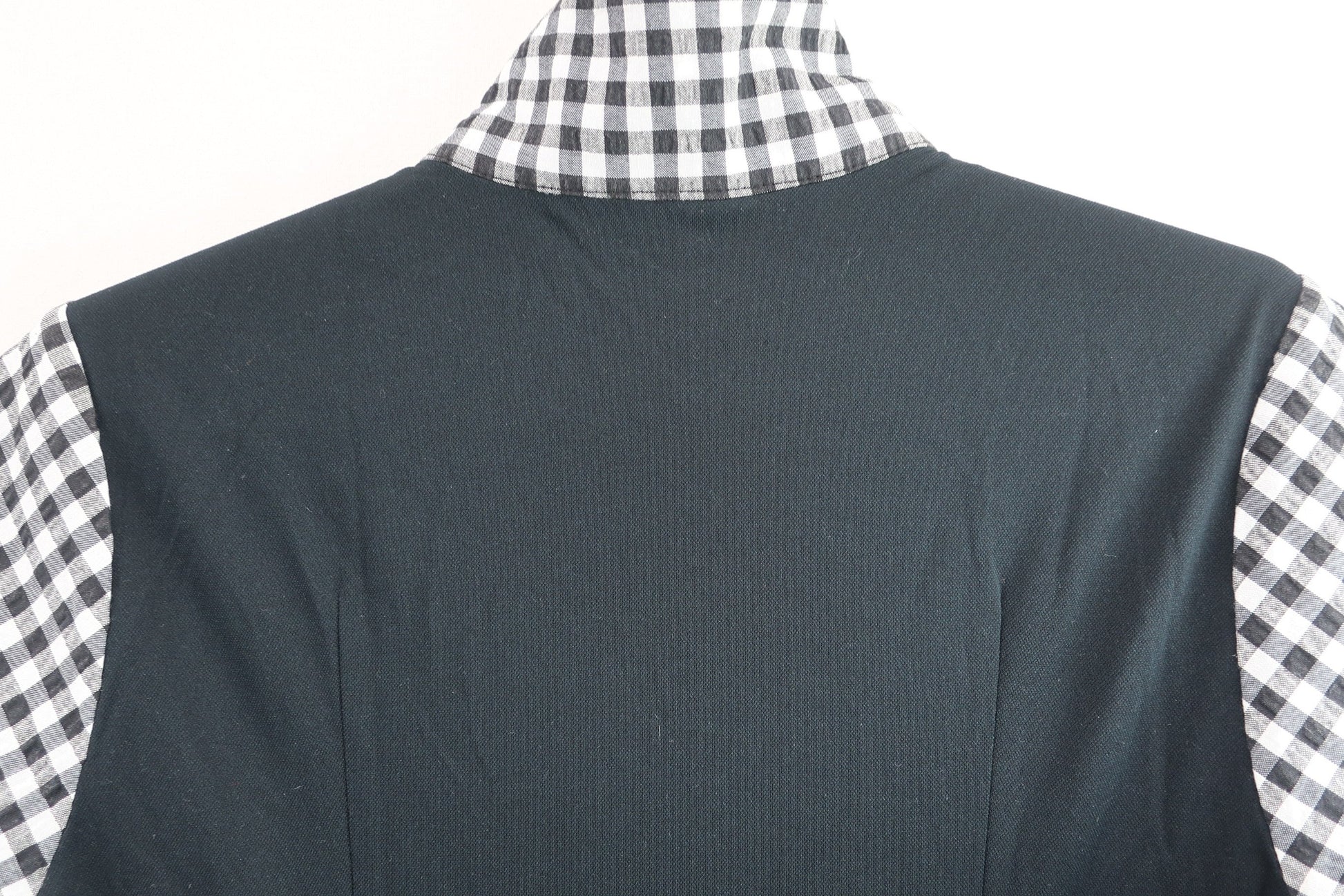 FILA GOLF(フィラゴルフ) ジップワンピース 白黒チェック レディース L A-8