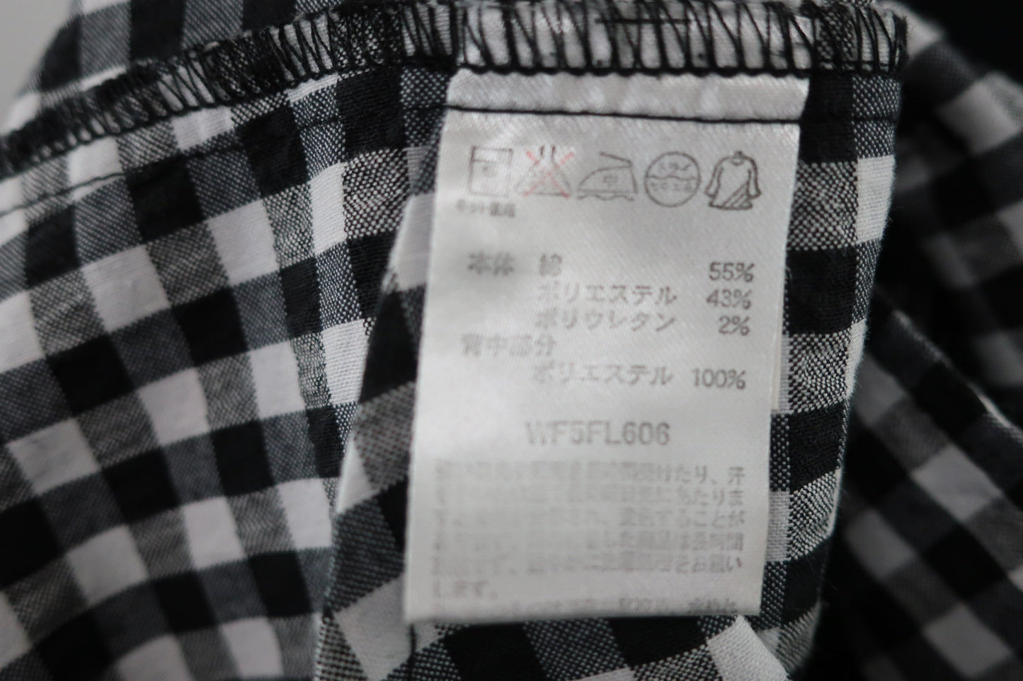 FILA GOLF(フィラゴルフ) ジップワンピース 白黒チェック レディース L A-9