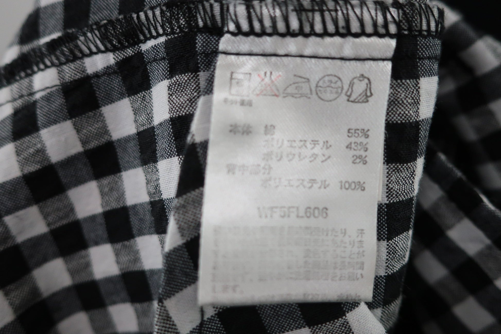 FILA GOLF(フィラゴルフ) ジップワンピース 白黒チェック レディース L A-9