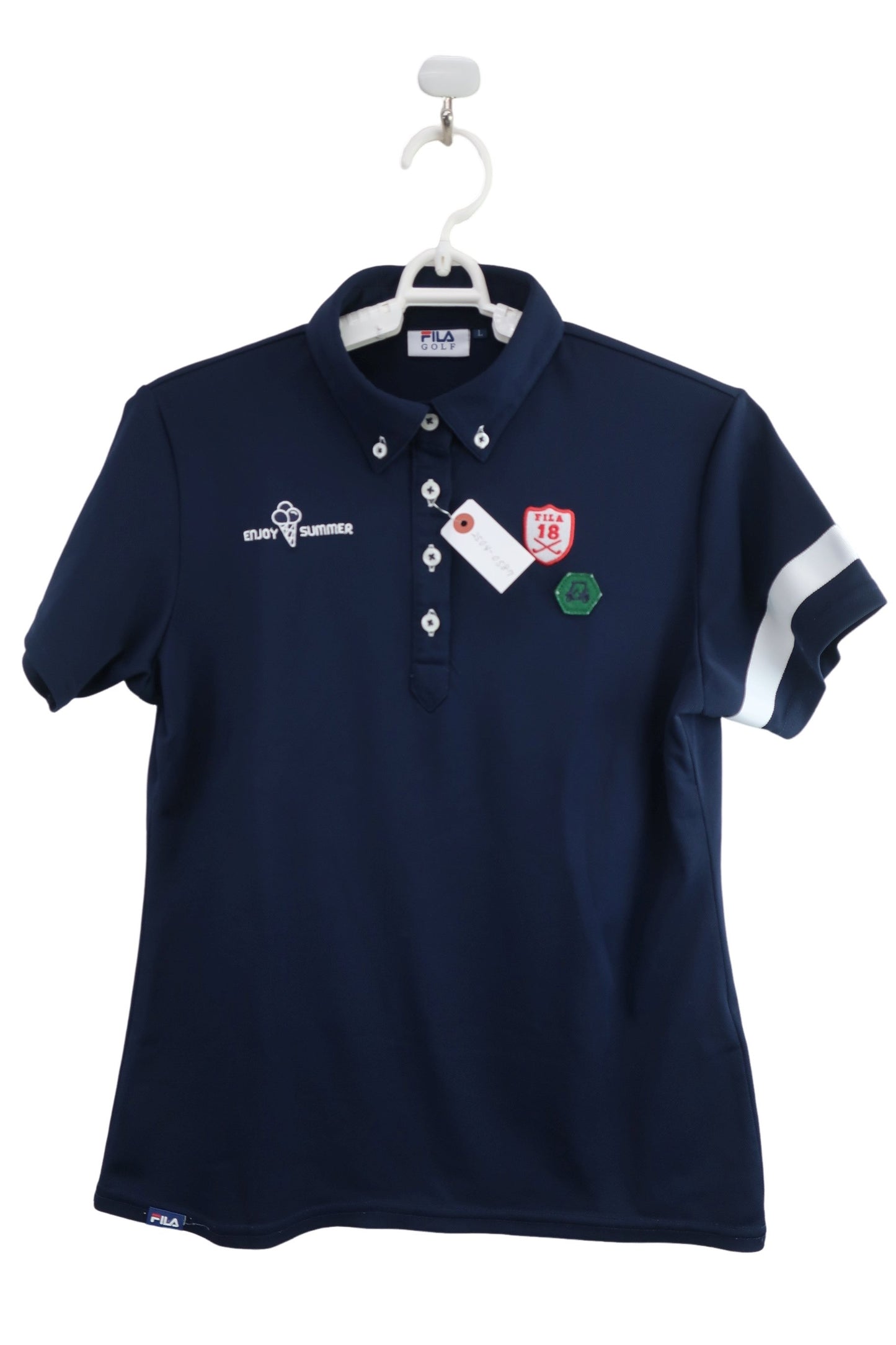FILA GOLF(フィラゴルフ) ポロシャツ ネイビー レディース L A-1