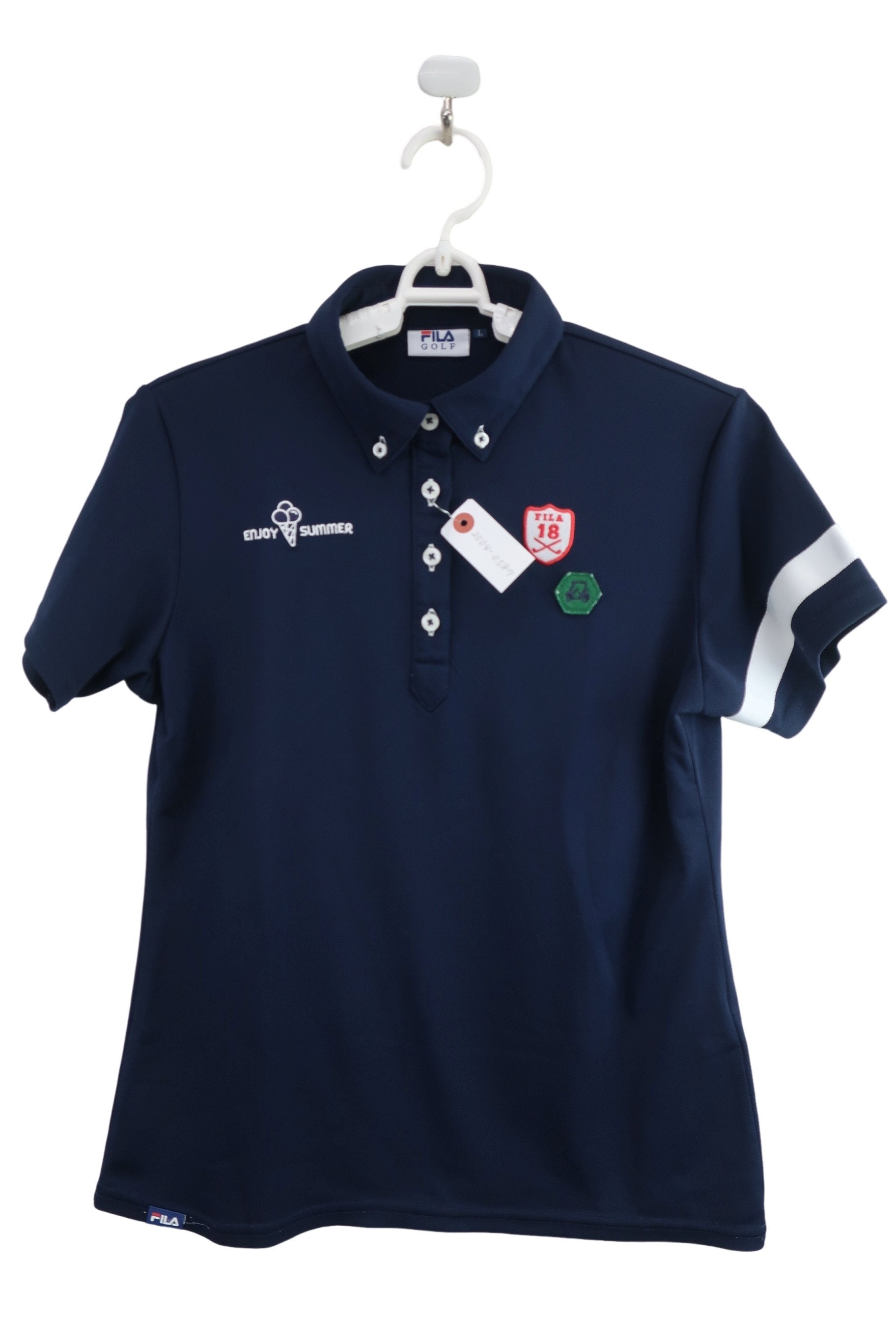 FILA GOLF(フィラゴルフ) ポロシャツ ネイビー レディース L A-1