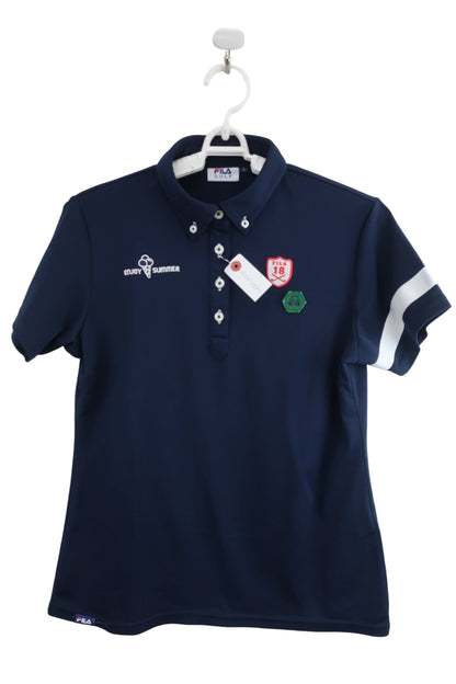 FILA GOLF(フィラゴルフ) ポロシャツ ネイビー レディース L A-1