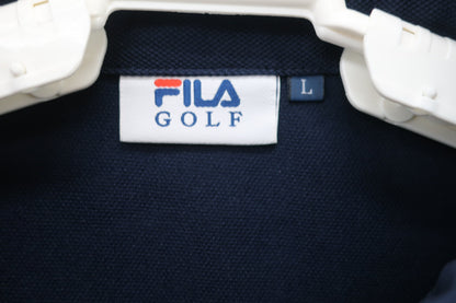 FILA GOLF(フィラゴルフ) ポロシャツ ネイビー レディース L A-4