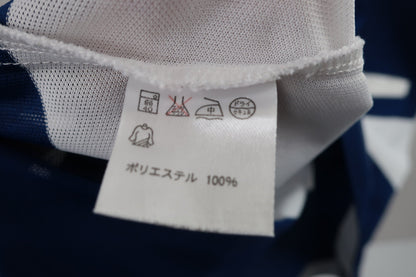FILA GOLF(フィラゴルフ) ポロシャツ 白青ボーダー レディース L B-10