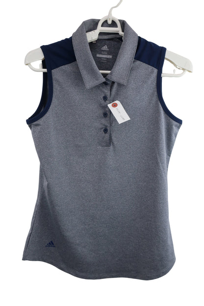 adidas(アディダス) ノースリーブポロシャツ グレー レディース M A-1