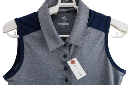 adidas(アディダス) ノースリーブポロシャツ グレー レディース M A-5