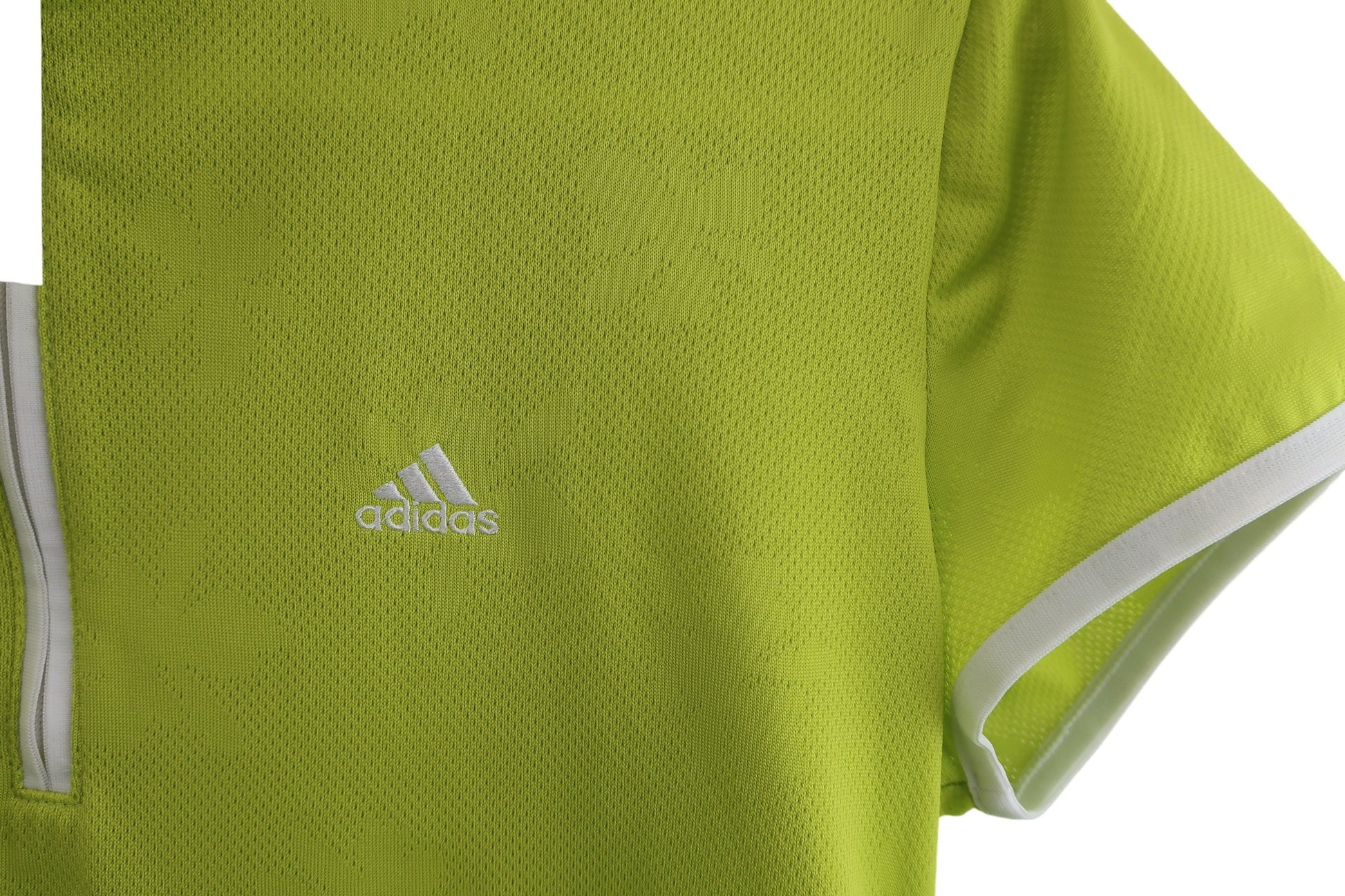 adidas(アディダス) ハーフジップシャツ(インナーシャツ付き) イエロー レディース L A-2