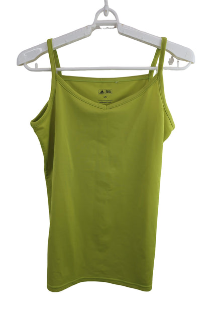 adidas(アディダス) ハーフジップシャツ(インナーシャツ付き) イエロー レディース L A-6