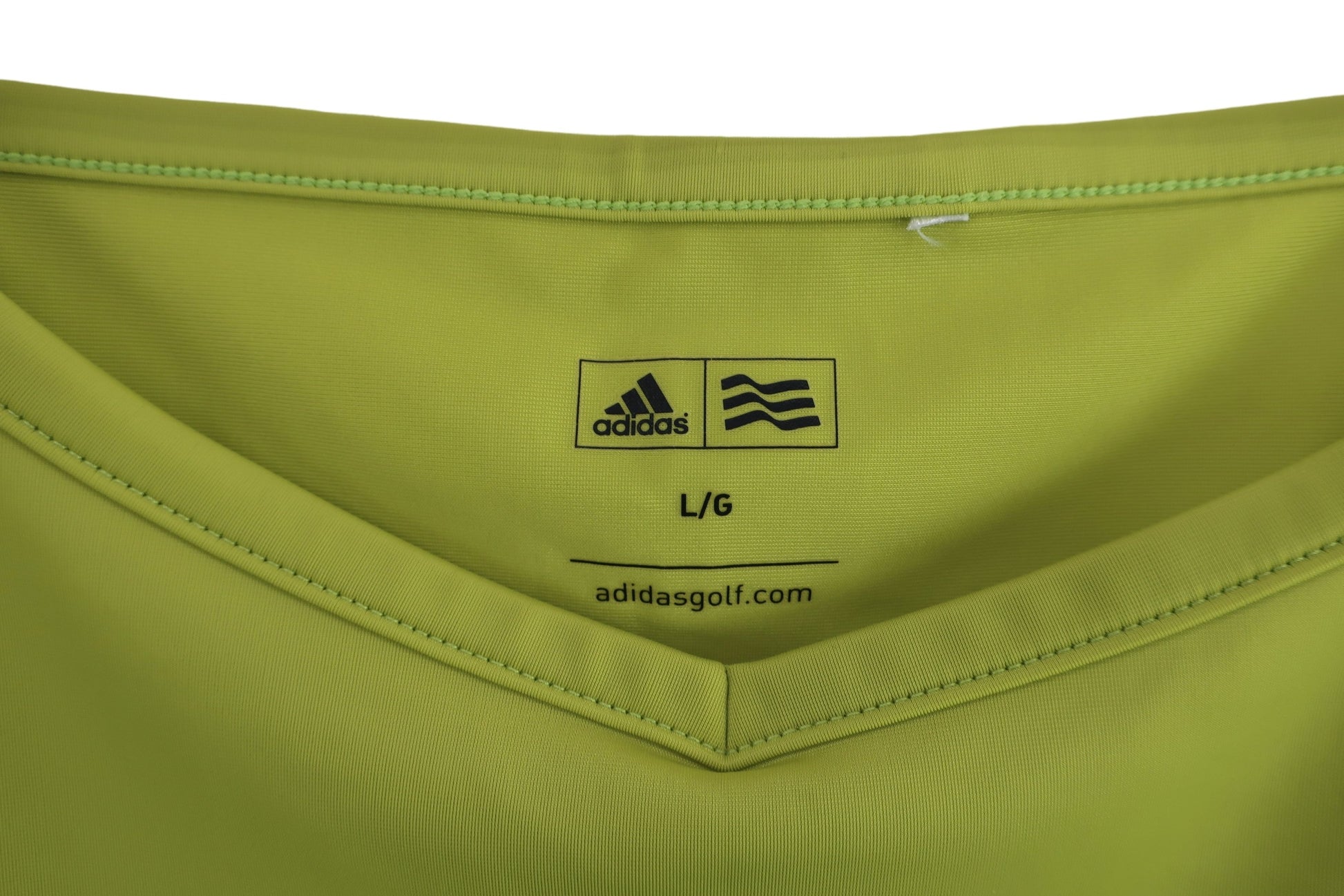 adidas(アディダス) ハーフジップシャツ(インナーシャツ付き) イエロー レディース L A-7