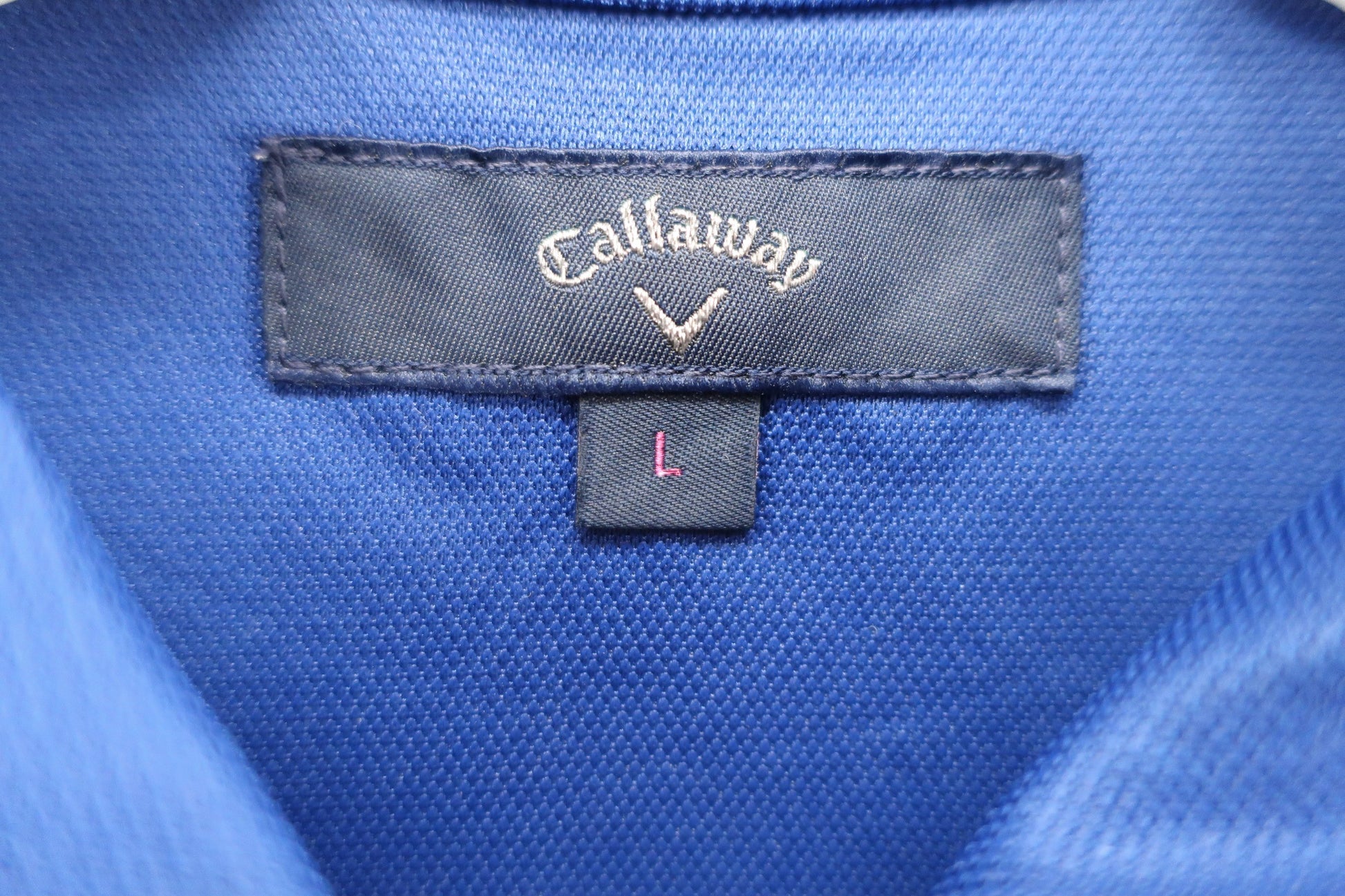 Callaway(キャロウェイ) ポロシャツ 青 レディース L C22134212 A-4
