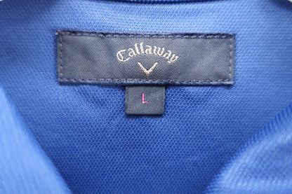 Callaway(キャロウェイ) ポロシャツ 青 レディース L C22134212 A-4