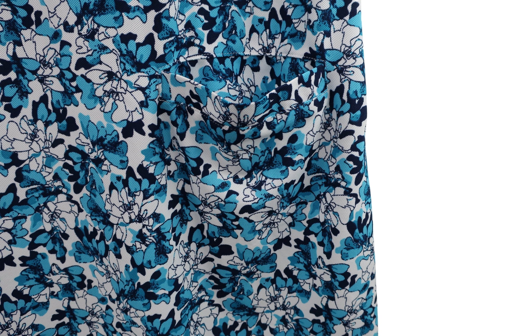 Callaway(キャロウェイ) ワンピース 青花柄 レディース M 241-113817 A-6