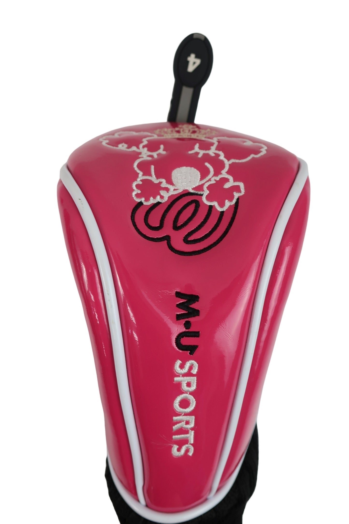 M.U SPORTS(エムユースポーツ) ヘッドカバー3点セット ピンク 1W 4W PTピン型 A-4