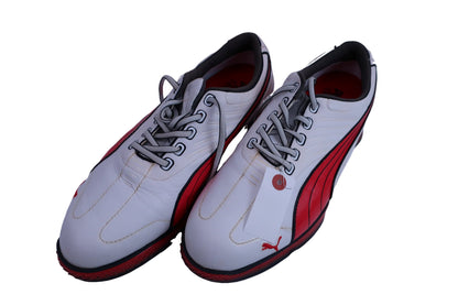 PUMA GOLF(プーマゴルフ) ゴルフシューズ 白赤 メンズ 27.5cm B-1