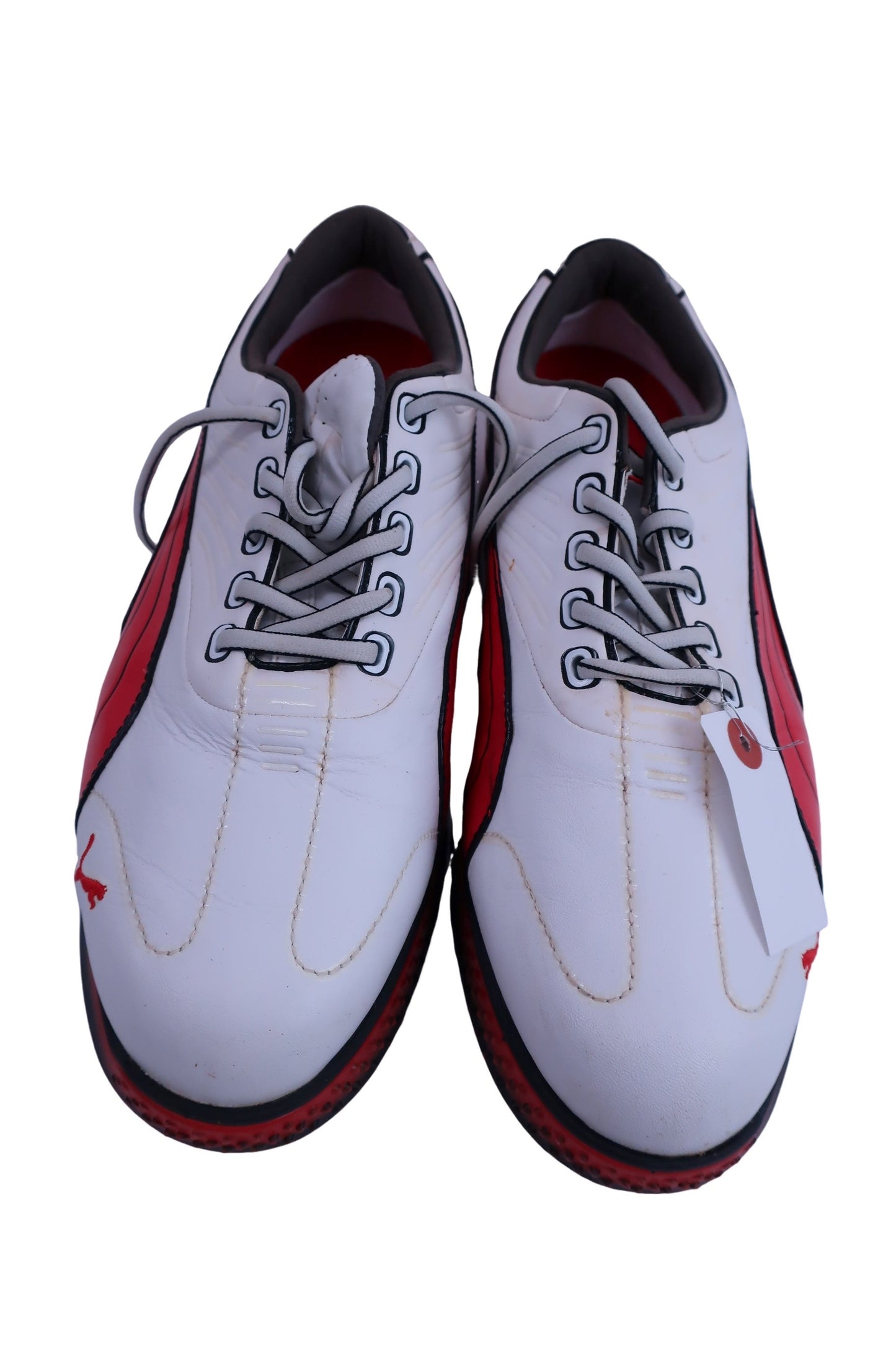 PUMA GOLF(プーマゴルフ) ゴルフシューズ 白赤 メンズ 27.5cm B-2