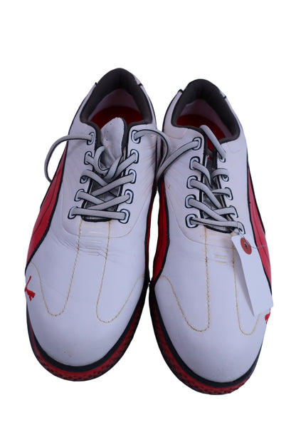 PUMA GOLF(プーマゴルフ) ゴルフシューズ 白赤 メンズ 27.5cm B-2