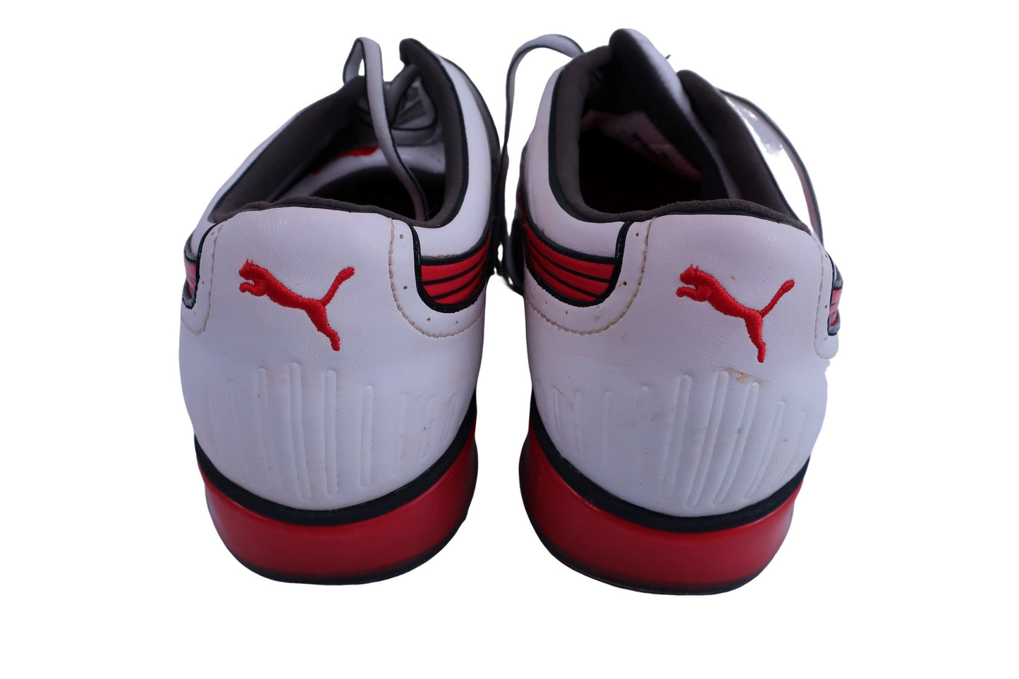 PUMA GOLF(プーマゴルフ) ゴルフシューズ 白赤 メンズ 27.5cm B-3