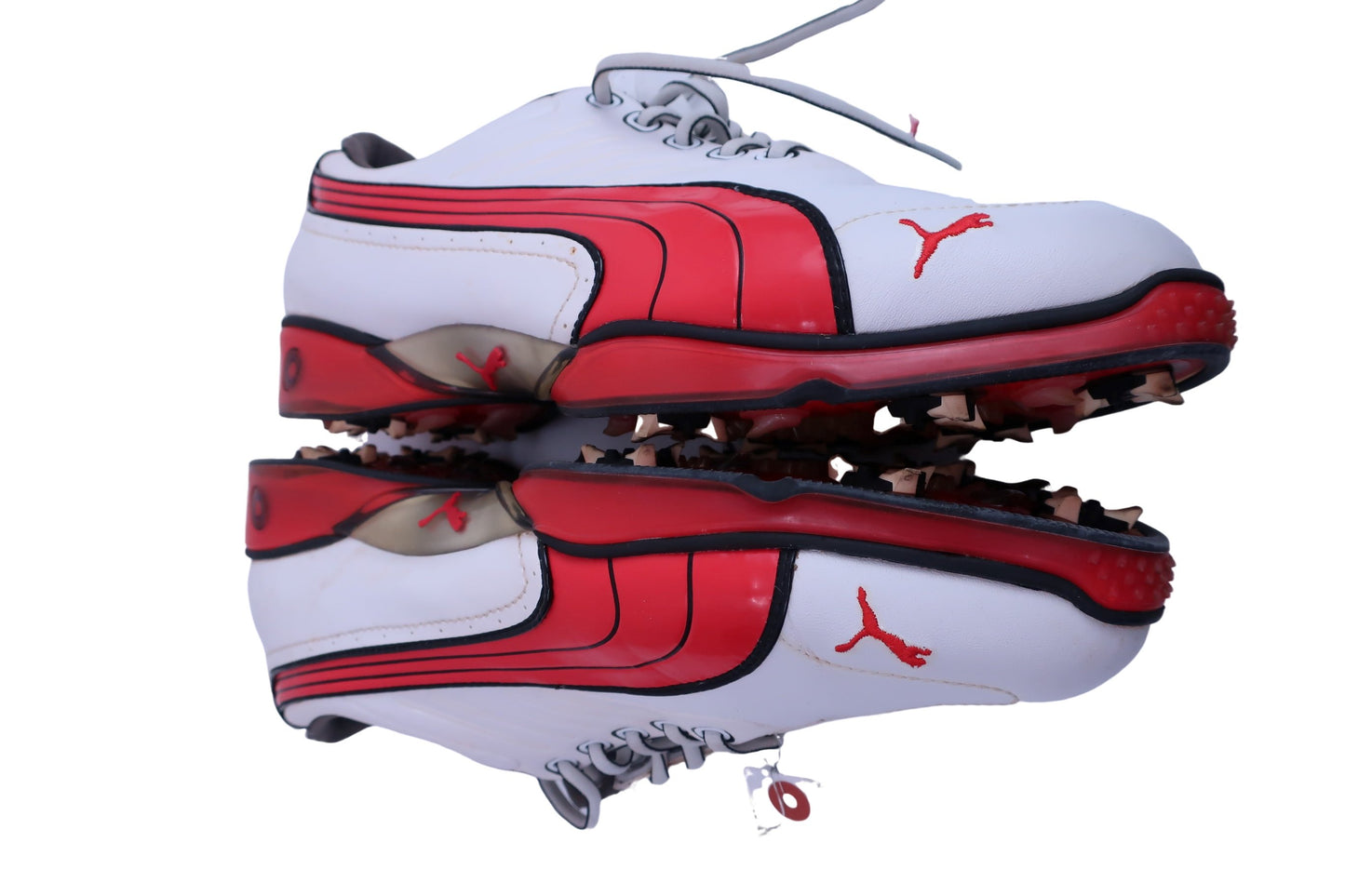 PUMA GOLF(プーマゴルフ) ゴルフシューズ 白赤 メンズ 27.5cm B-5