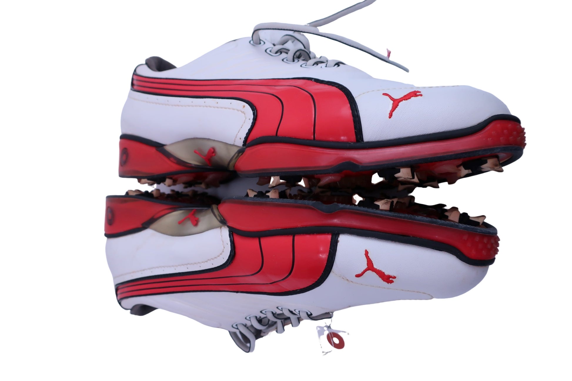 PUMA GOLF(プーマゴルフ) ゴルフシューズ 白赤 メンズ 27.5cm B-5