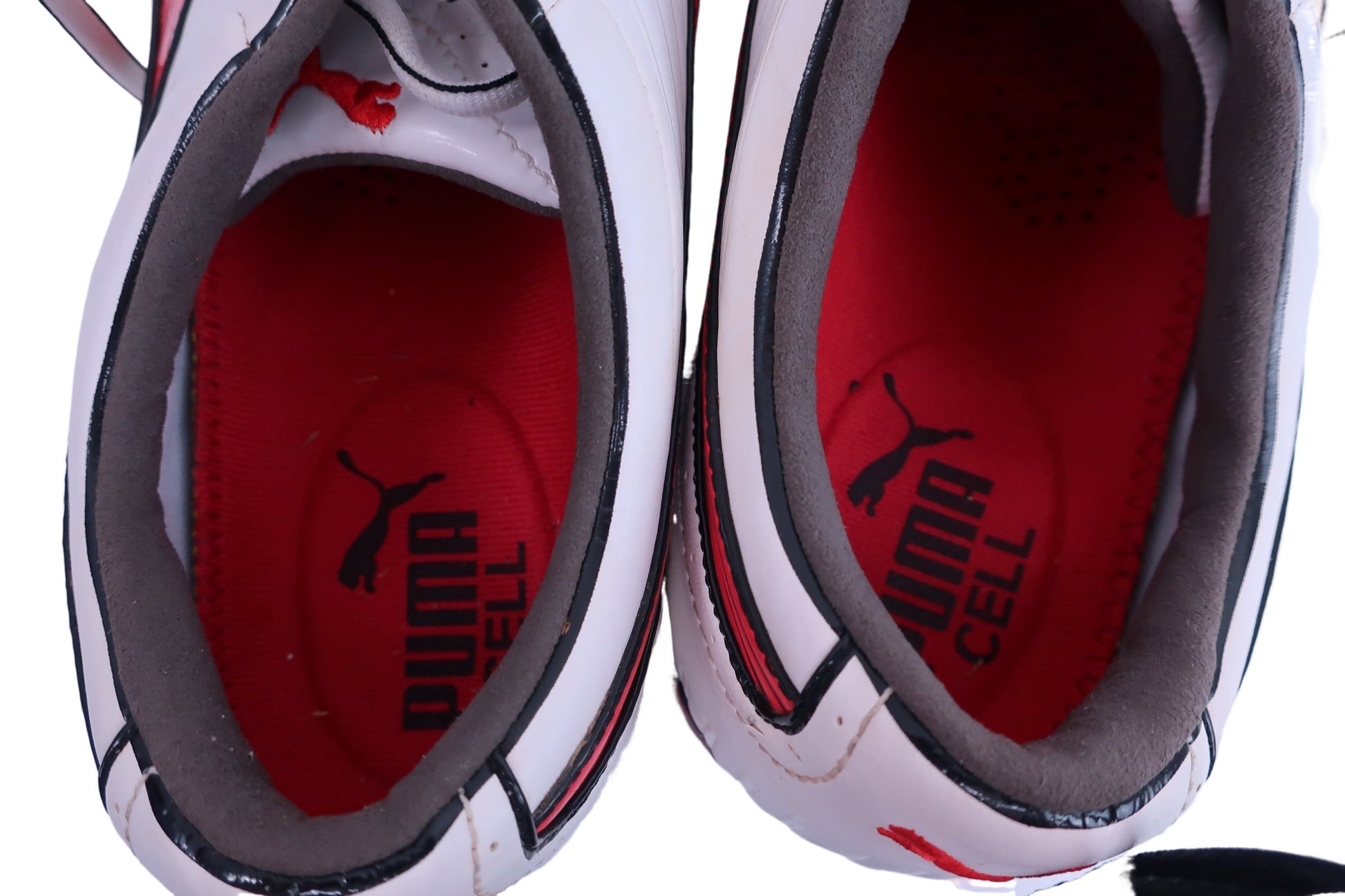 PUMA GOLF(プーマゴルフ) ゴルフシューズ 白赤 メンズ 27.5cm B-6