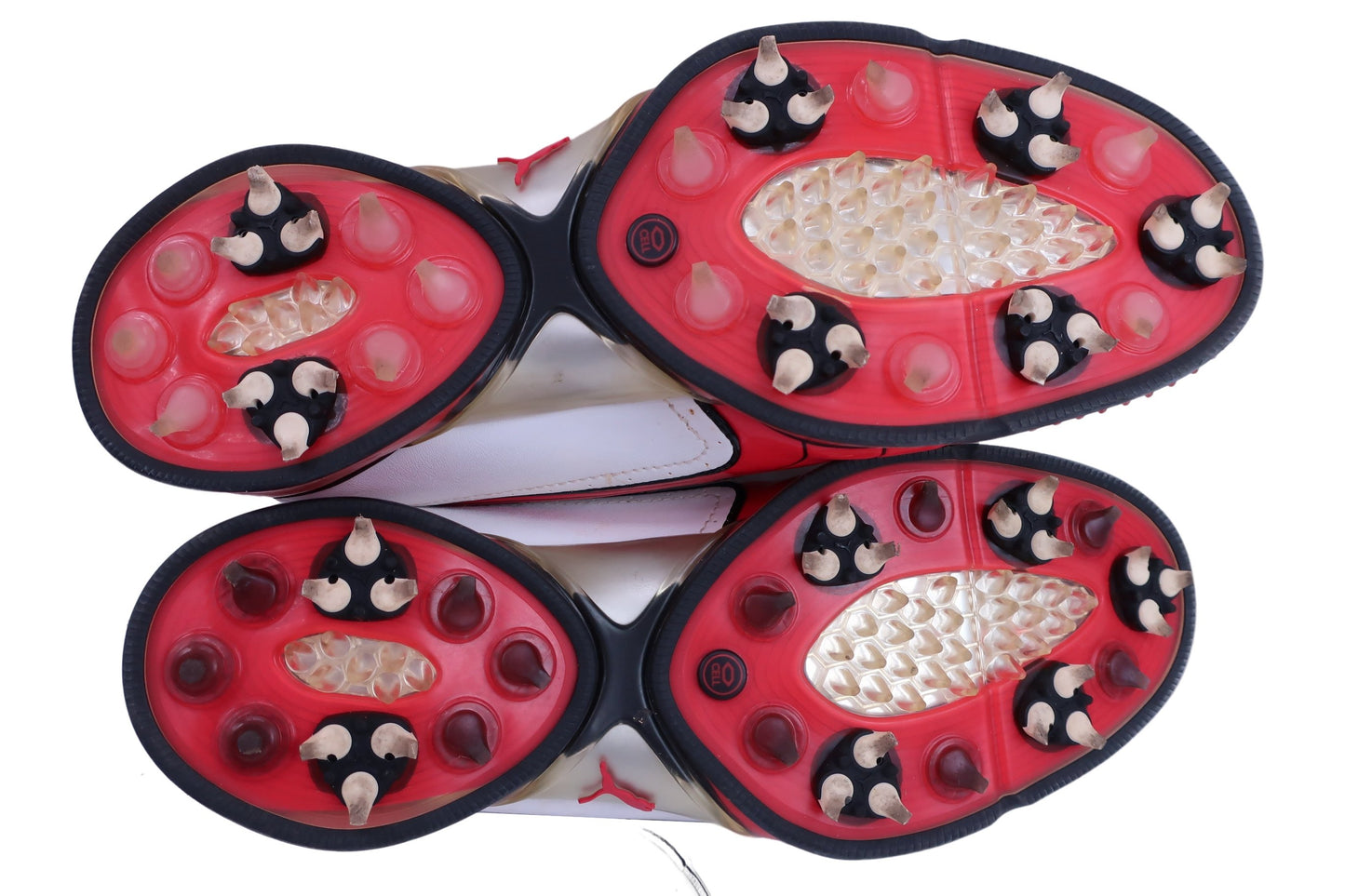 PUMA GOLF(プーマゴルフ) ゴルフシューズ 白赤 メンズ 27.5cm B-7