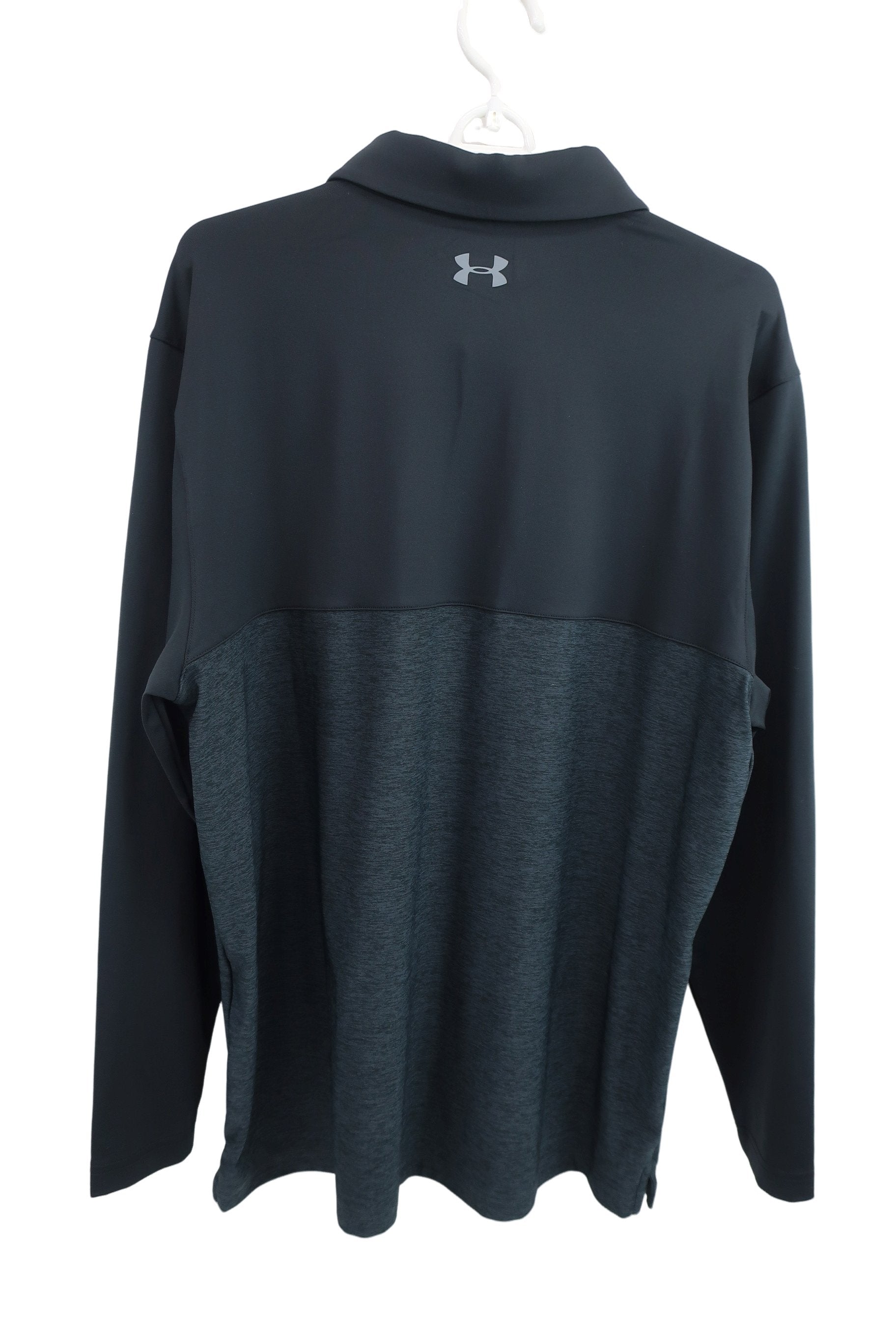 UNDER ARMOUR(アンダーアーマー) 長袖ポロシャツ 黒 メンズ XL A-4