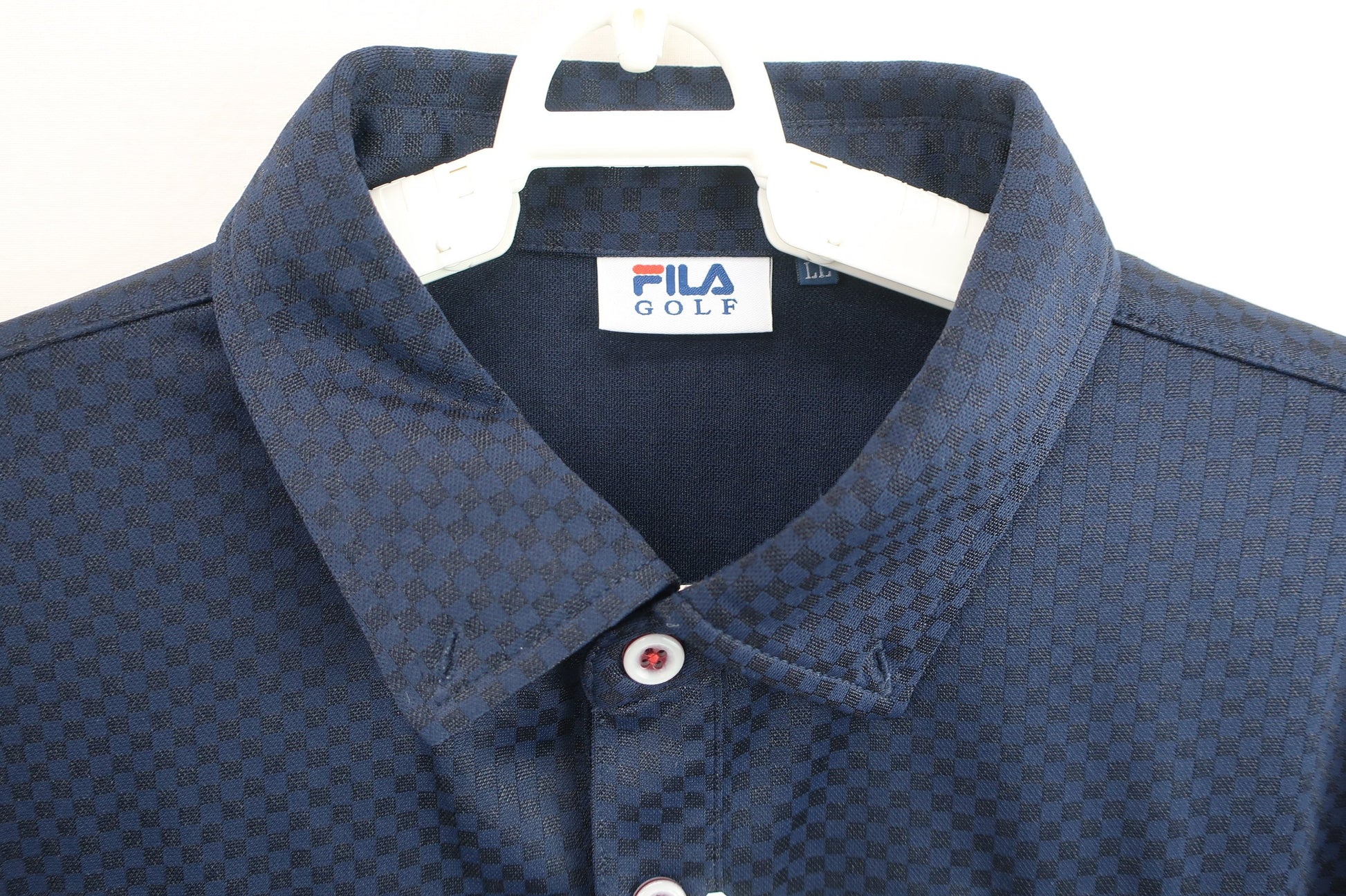 FILA GOLF(フィラゴルフ) ポロシャツ ネイビー メンズ LL A-3