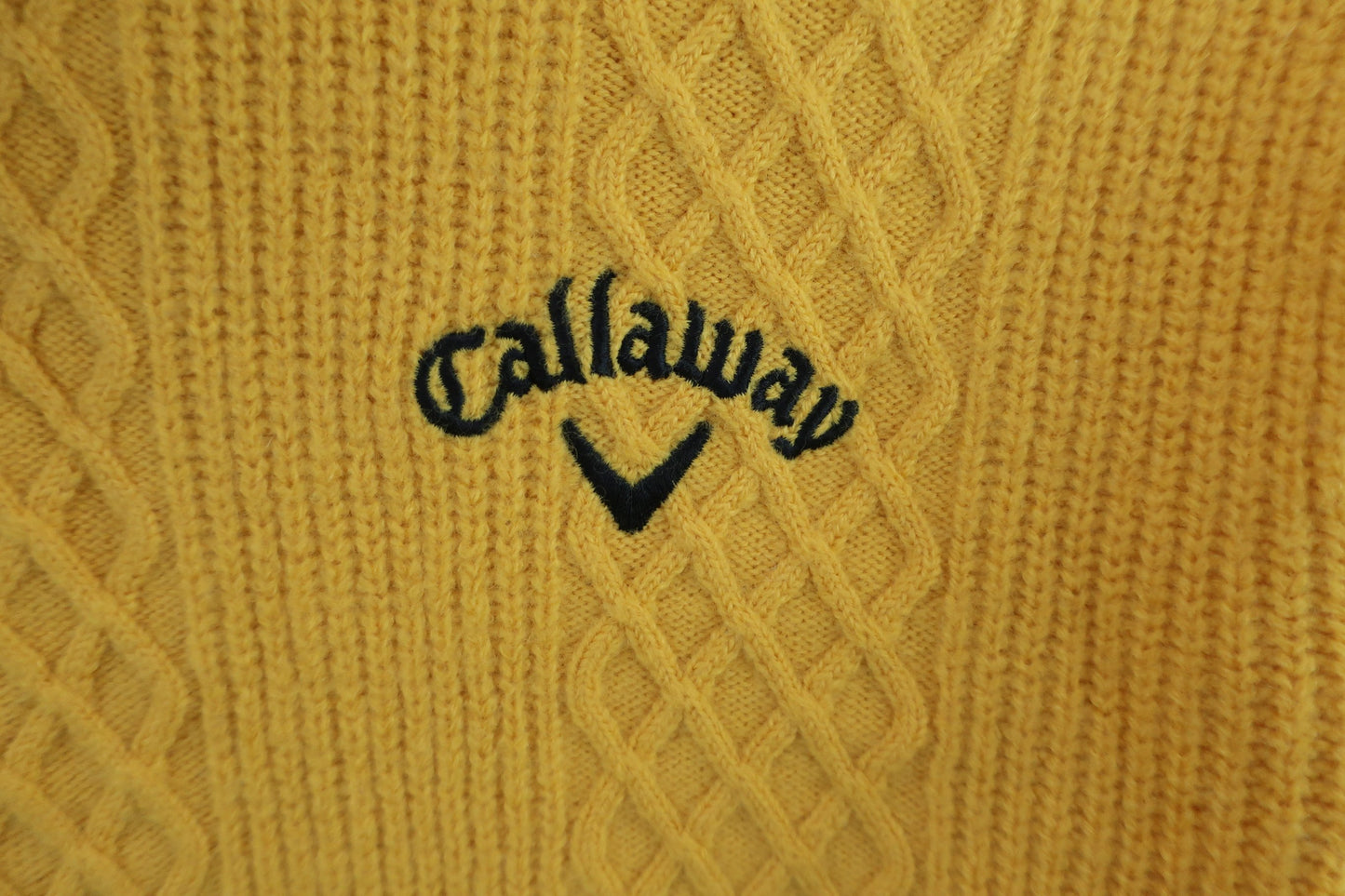 Callaway(キャロウェイ) ハイネックセーター 黄色 メンズ LL C22218108 B-2