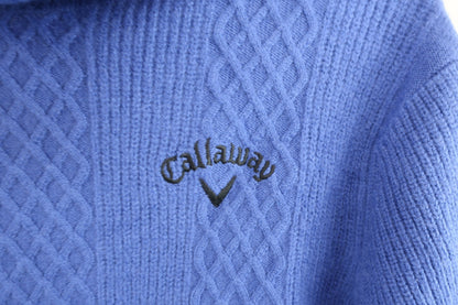 Callaway(キャロウェイ) ハイネックセーター 青系 メンズ LL C22218108 A-2