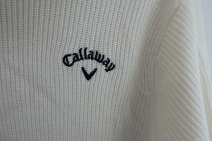 Callaway(キャロウェイ) ハイネックセーター クリーム色 メンズ LL C23218103 A-2