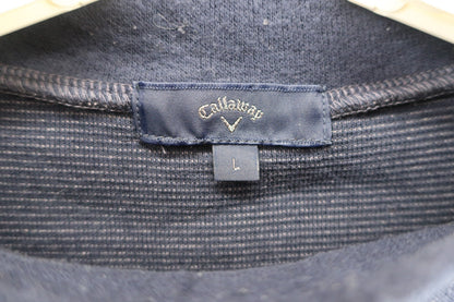 Callaway(キャロウェイ) 長袖モックネックシャツ ネイビー メンズ L C22233109 A-4