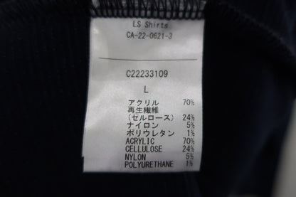 Callaway(キャロウェイ) 長袖モックネックシャツ ネイビー メンズ L C22233109 A-7