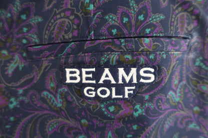 BEAMS GOLF(ビームスゴルフ) スカート ネイビーペイズリー柄 レディース L A-4