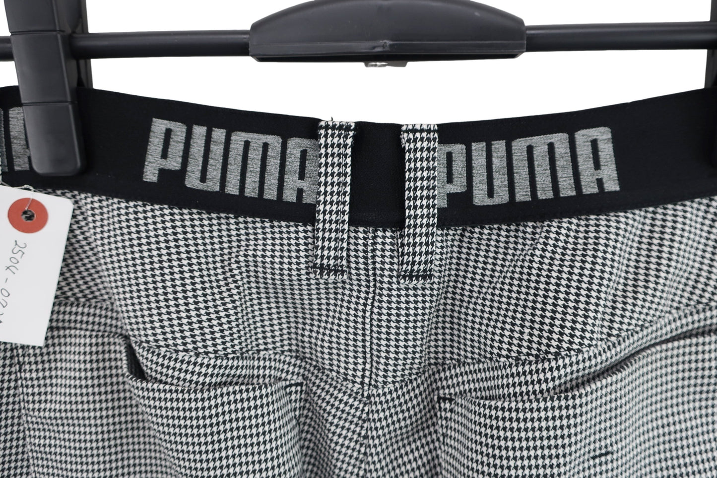 PUMA GOLF(プーマゴルフ) パンツ 白黒千鳥柄 メンズ S A-8
